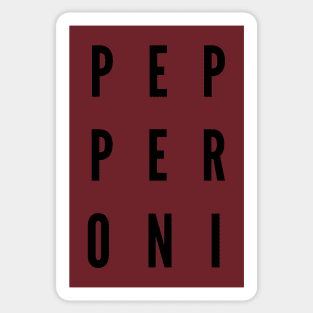 Pepperoni Sticker